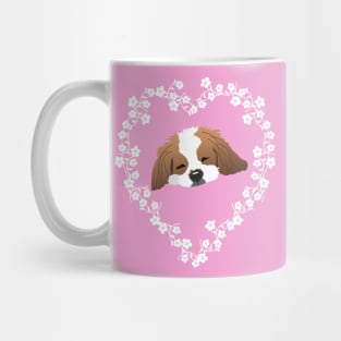 Cavalier King Charles Spaniel Dog Heart Mug